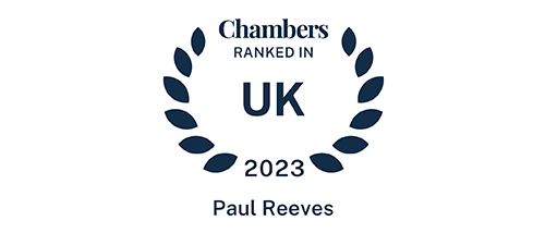 Paul Reeves - Ranked in Chambers UK 2023