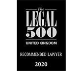 The Legal 500 UK 2020 - Recommended lawyer
